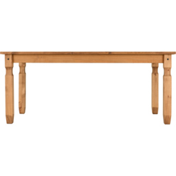 Seconique Corona 4 Seater Distressed Waxed Pine Dining Table - Size: 6 Seater - Brown - Wilko - thumbnail 4
