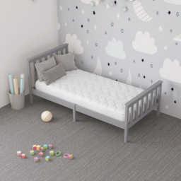 Aspire Kids Small Single OEKO TEX Fabric Ortho Spring and Foam Mattress - White - Wilko - thumbnail 3