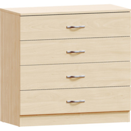 Vida Designs Riano 4 Drawer Pine Chest of Drawers - Brown - Wilko - thumbnail 3