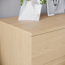 Vida Designs Riano 4 Drawer Pine Chest of Drawers - Brown - Wilko - thumbnail 4