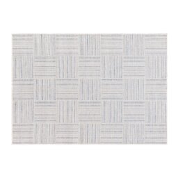 Virginia Stripe Indoor Outdoor Rug - Neutral/160cm - Wilko - thumbnail 1
