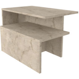 Decorotika Twins Traverter Nest of Coffee Tables Set of 2 - Size: 42 x 72 x 45cm - Multi - Wilko - thumbnail 4