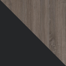 Dorel Carver Black Single Shelf Coffee Table - Size: 44 x 90 x 90cm - Wilko - thumbnail 6