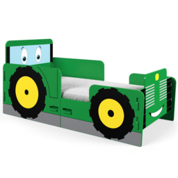 Kidsaw Tractor Green Junior Bed - Size: Toddler - Wilko - thumbnail 3