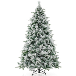 Costway Pre Lit Warm White LED Artificial Christmas Tree 6ft - Multi - Wilko - thumbnail 4