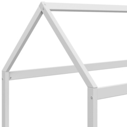 Home Detail Taylor White Wooden Kids House Bed - Size: Single - Wilko - thumbnail 6