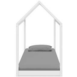 Home Detail Taylor White Wooden Kids House Bed - Size: Single - Wilko - thumbnail 5