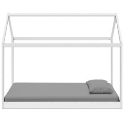 Home Detail Taylor White Wooden Kids House Bed - Size: Single - Wilko - thumbnail 4