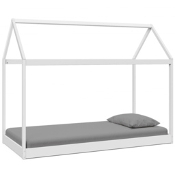 Home Detail Taylor White Wooden Kids House Bed - Size: Single - Wilko - thumbnail 3