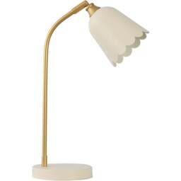 Scalloped Table Lamp Cream - Wilko - thumbnail 5