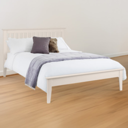 Julian Bowen Salerno Double Ivory Shaker Bed - Cream - Wilko - thumbnail 1