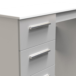 Crowndale Contrast 3 Drawer Grey and White Matt Vanity Ready Assembled - Size: 40 x 93 x 79cm - Wilko - thumbnail 6