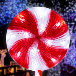The Christmas Workshop Set of 4 White Lollipop Stake Light - Wilko - thumbnail 6