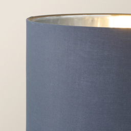 ValueLight Marissa Charcoal Velvet Chrome Inner Shade Chrome Stacked Ball LED Floor Lamp - Size: 145 x 45 x 45cm - Silver - ValueLights - Wilko - thumbnail 4