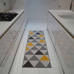 Desire Rugs Havana Light Gold Geometric Anti Slip Door Mat 90 x 57cm - Size: 57 x 90cm - Wilko - thumbnail 5