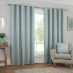 Delphine Blackout Curtain Duck Egg 183 x 168cm - Size: W 183 x D 168cm - Wilko - thumbnail 3