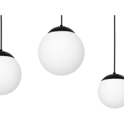 Milagro Lima Down Black Pendant Lamp 230V - Size: 20 x 60 x 100cm - Wilko - thumbnail 5