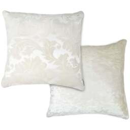 Serene Baroque Ivory Cushion Cover 43 x 43cm - Cream - Wilko