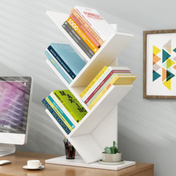 Living and Home 5 Shelf White Tree Shaped Bookshelf - Wilko - thumbnail 1