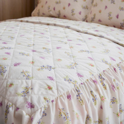 Serene Country Dream Double Delphine Bedspread - Multi - Wilko - thumbnail 3