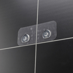 ADDiS Invisifix Bathroom Caddy - Size: 17.5 x 18 x 9.5cm - Clear - Wilko - thumbnail 5