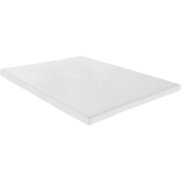 Starlight Beds Double Memory Foam Warmer Mattress Topper 2 inch - White - Wilko
