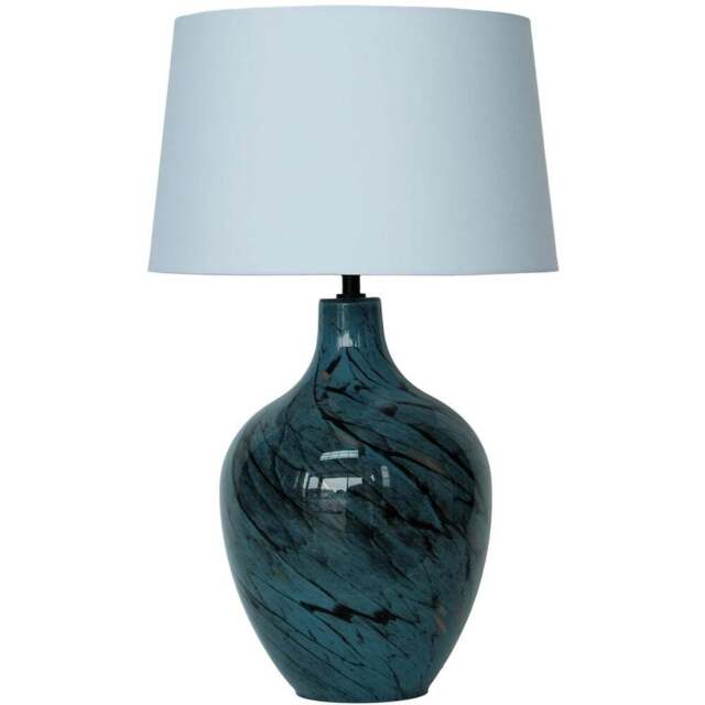 Aspyn Table Lamp - Blue and Black - Wilko - image 1