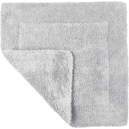 Allure Bath Fashions Elegance Dove Grey Reversible Square Bath Mat 55 x 55cm - Size: 53 x 55cm - Wilko - thumbnail 4