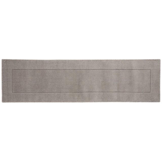 Esselle Home Esme Silver Wool Rug 60 x 230cm - Wilko - image 1