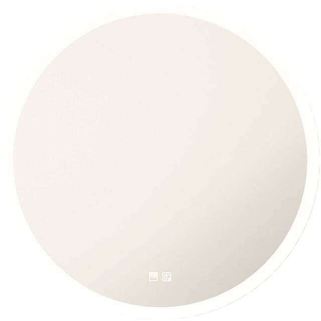 Sorrelis Riven Tunable LED Frameless Mirror 60cm - Size: 60 x 60 x 3cm - Multi - Wilko - image 1