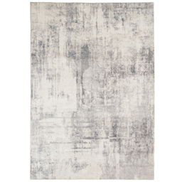 tectake Nadira Black and Beige Abstract Pattern Non-Slip Rug 340 x 240cm - Size: 0.6 x 240 x 340cm - Beige/Grey - Wilko - thumbnail 1
