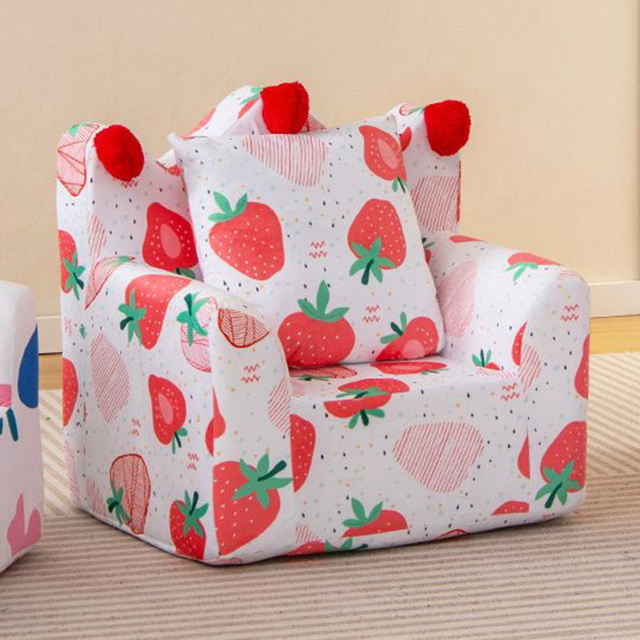 Costway Pink Kids Armchair with Pillow - Size: 59 x 59 x 46cm - Wilko - image 1