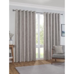 Divante Alden Thermal Curtains - Dove Grey/183cm/168cm - Wilko - thumbnail 3