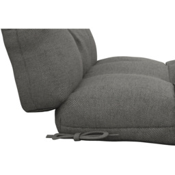 Outsunny Charcoal Grey 2 Piece Back and Seat Replacement Cushion 51 x 56cm - Size: 32 x 18 x 8cm - Wilko - thumbnail 4