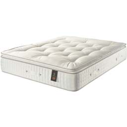 Aspire Small Single Natural Pillow Top Micro Spring Pocket Mattress - White - Wilko - thumbnail 1