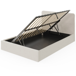 GFW Chiswick Double Natural Ottoman Bed with SC Pocket Sprung Mattress - Cream - Wilko - thumbnail 6