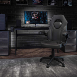 FWStyle X10 Black Faux Leather Racer Style Gaming Chair - Size: 117 x 67 x 63cm - Wilko - thumbnail 5