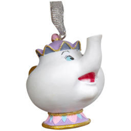 Disney Beauty and The Beast Resin Hanging Decoration 4 Pack - Size: 11.5 x 5.5 x 23.5cm - Multi - Wilko - thumbnail 6