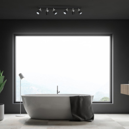 Milagro Joker Black and Silver Ceiling Lamp 230V - Size: 6 x 90 x 17cm - Wilko - thumbnail 5