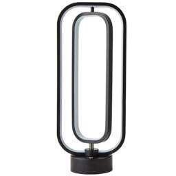 ValueLights Infinity Black Adjustable Revolving Integrated LED Table Lamp - Size: 47.3 x 19 x 12.5cm - Wilko - thumbnail 1