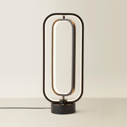 ValueLights Infinity Black Adjustable Revolving Integrated LED Table Lamp - Size: 47.3 x 19 x 12.5cm - Wilko - thumbnail 6