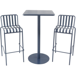 Esther Bar Set - Grey - Size: 2 Seater - Outdoor Essentials - Wilko - thumbnail 5