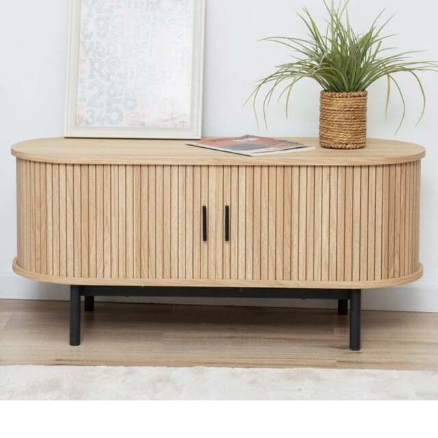 Kali 2 Door Natural Coffee Table - Wilko - image 1