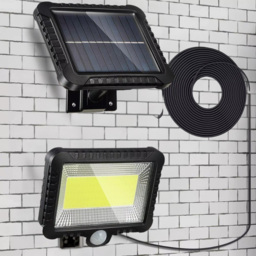 Garden Mile Solar LED Security Light with Motion Sensor - Size: 15 x 11 x 11cm - Black - Wilko - thumbnail 3