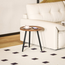 HOMCOM Chestnut Wood Effect Side Table - Size: 39 x 40 x 40cm - Brown - Wilko - thumbnail 7