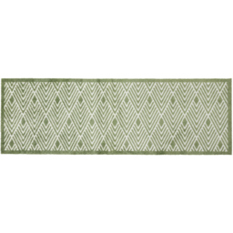 JVL Mega Green Geo Latex Backed Door Mat and Runner Set - Size: 150 x 57 x 4cm - Wilko - thumbnail 4