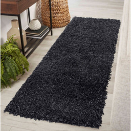 Desire Rugs Oxford Anthracite Plain Shaggy Rug 60 x 110cm - Wilko - thumbnail 6