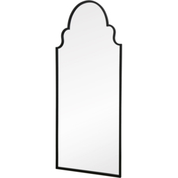 MirrorOutlet The Arcus Black Framed Arched Leaner and Wall Garden Mirror 180 x 70cm - Size: 180 x 70 x 3cm - Wilko - thumbnail 4