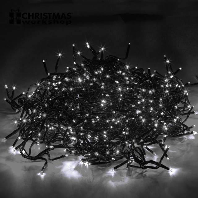 The Christmas Workshop 1000 White LED String Light - Wilko - image 1