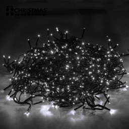 The Christmas Workshop 1000 White LED String Light - Wilko - thumbnail 1